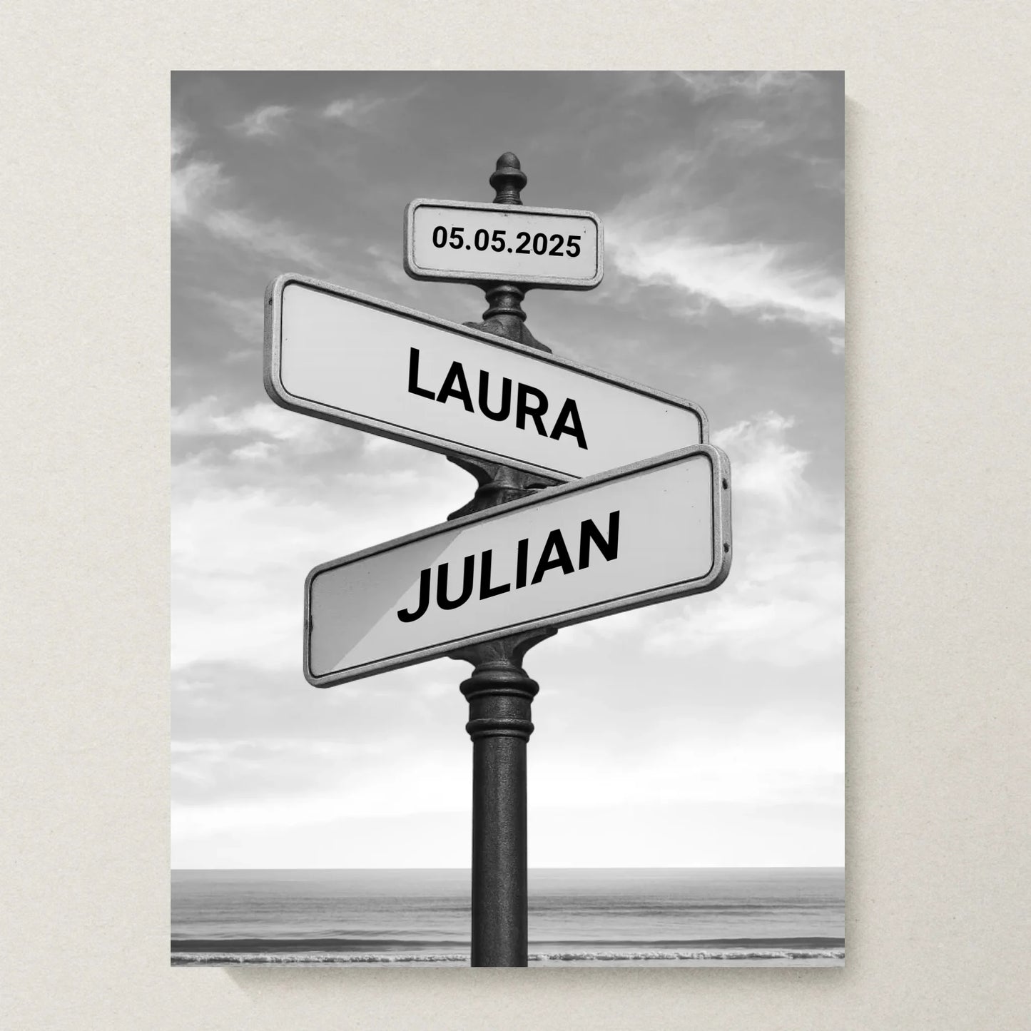Poster 30x40 beiger Hintergrund