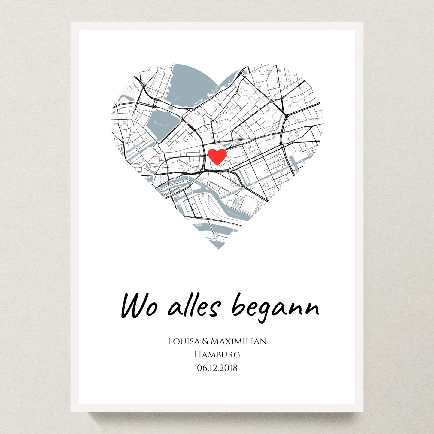 Poster 30x40 Weißer Rahmen