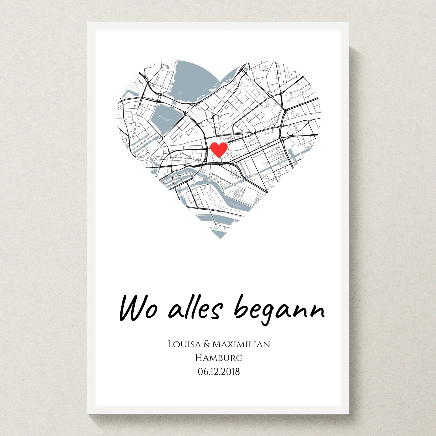 Poster 20x30 Weißer Rahmen