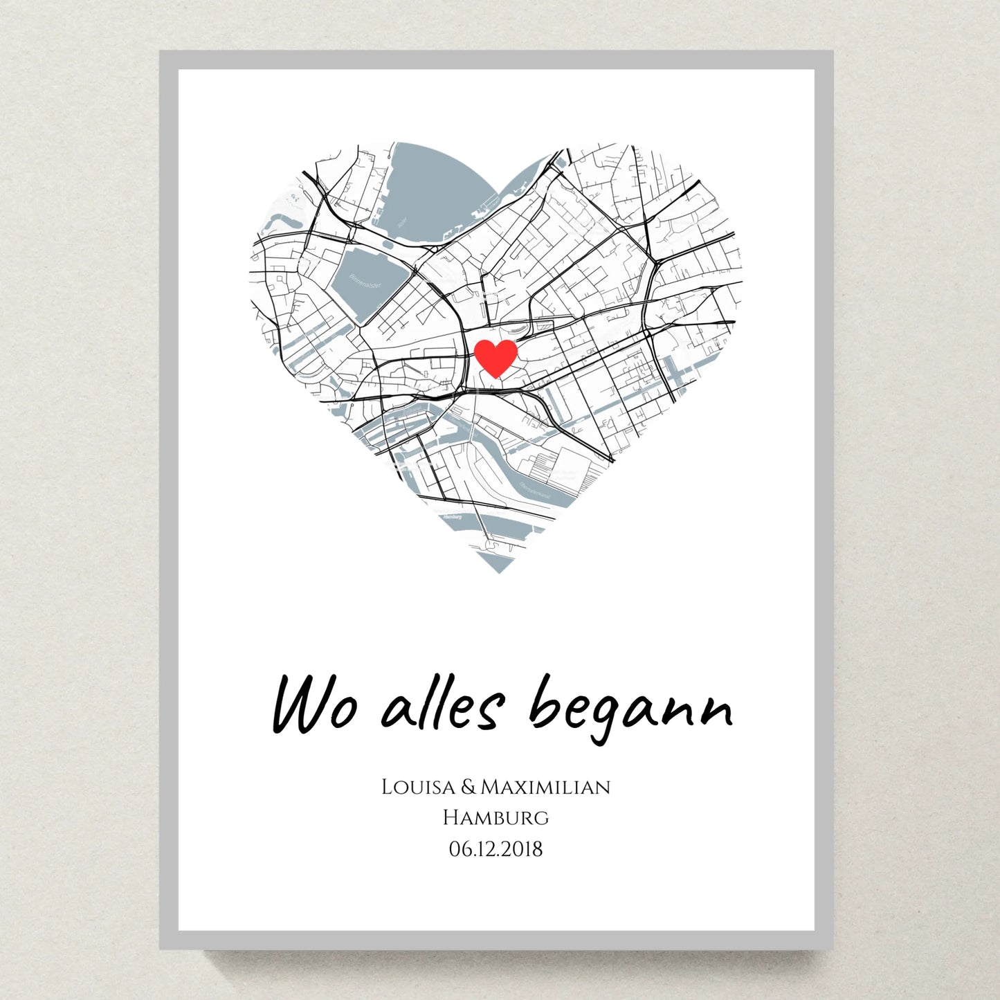 Poster 30x40 Silber Rahmen