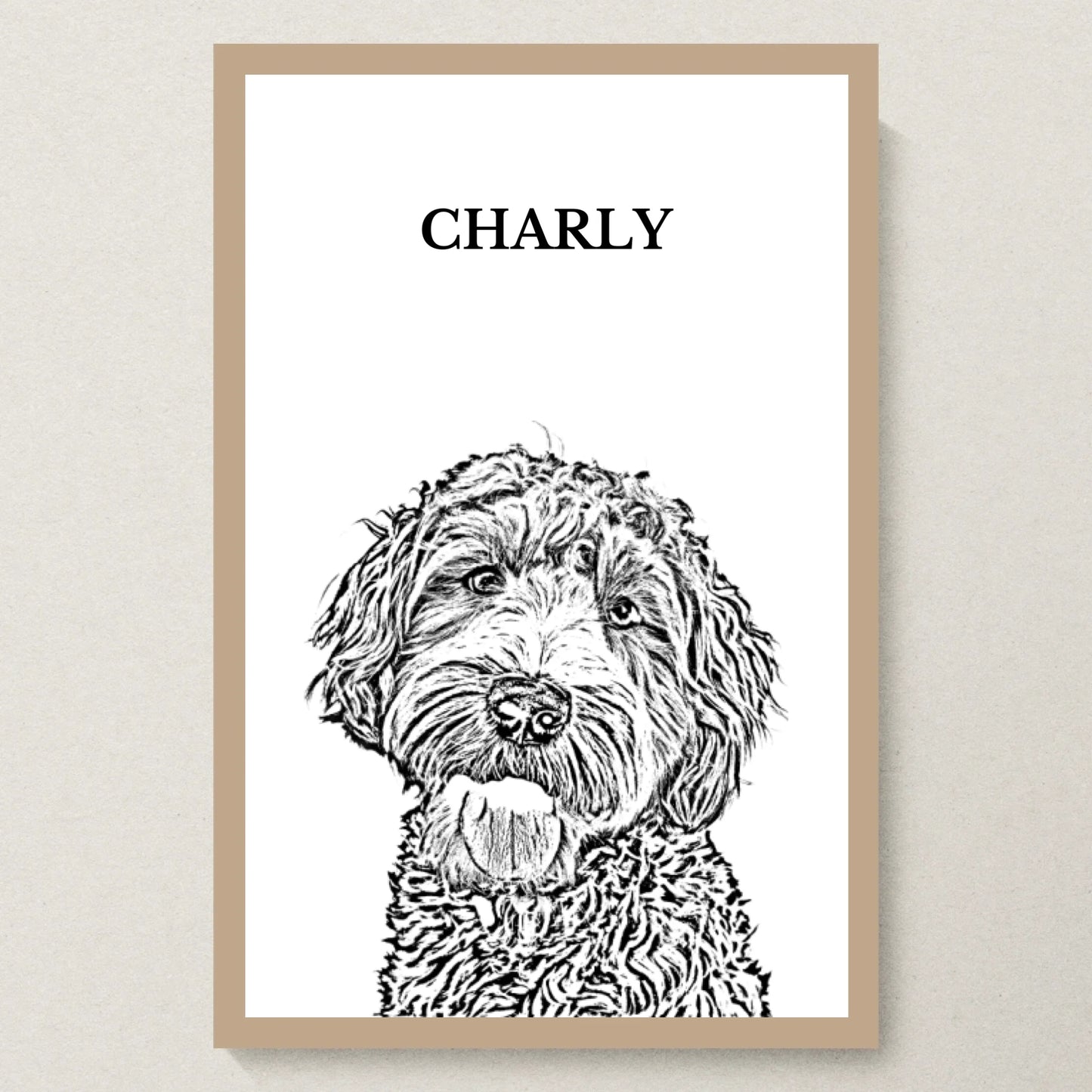Poster 20x30 Eiche Rahmen