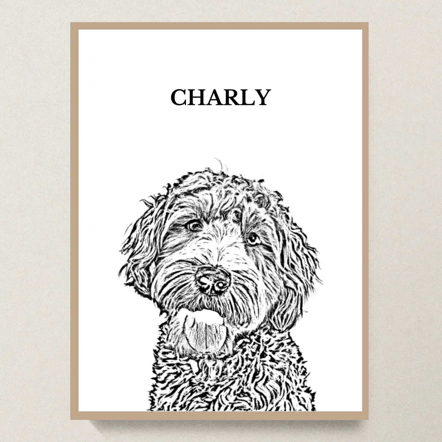 Poster 30x40 Eiche Rahmen