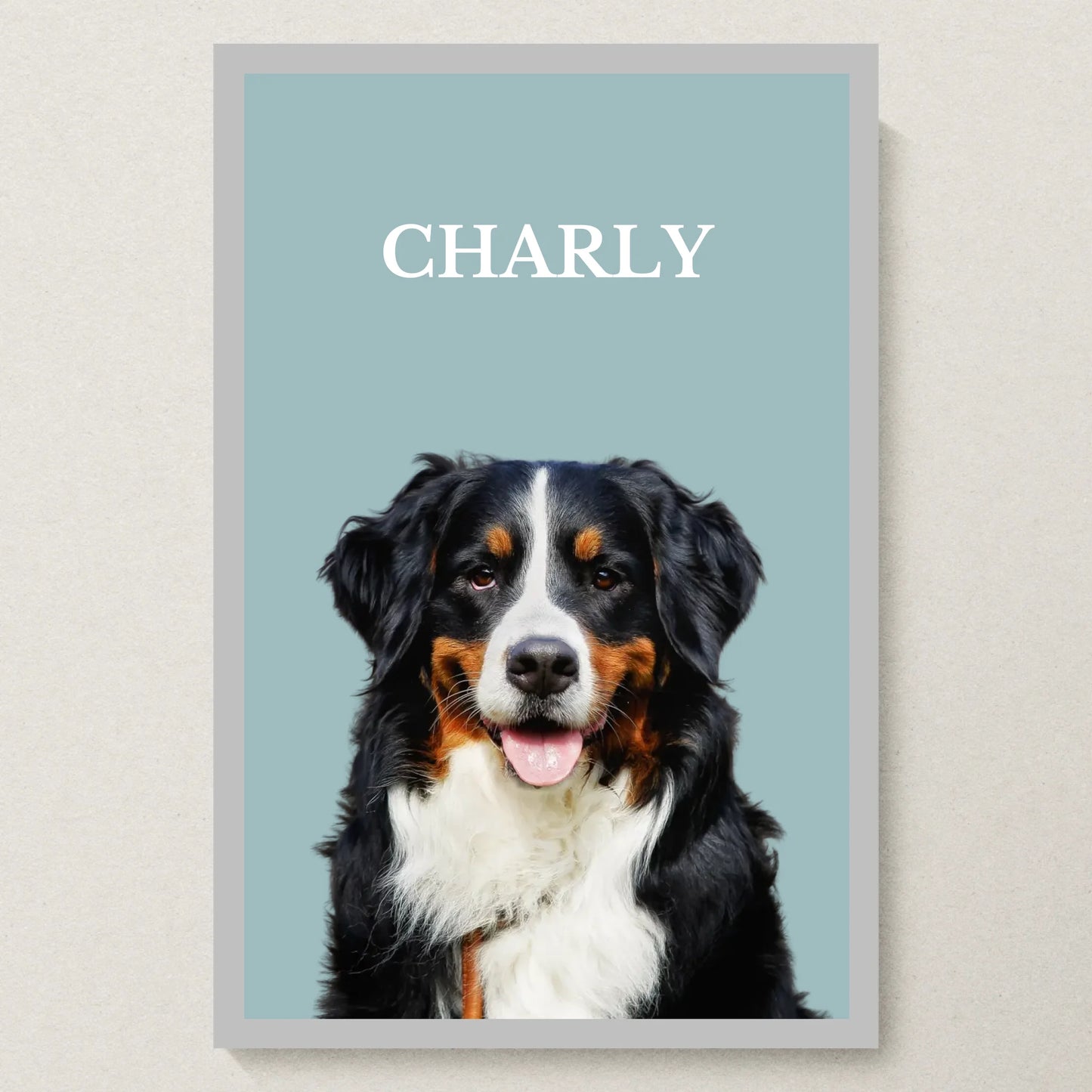 Poster 20x30 Silber Rahmen