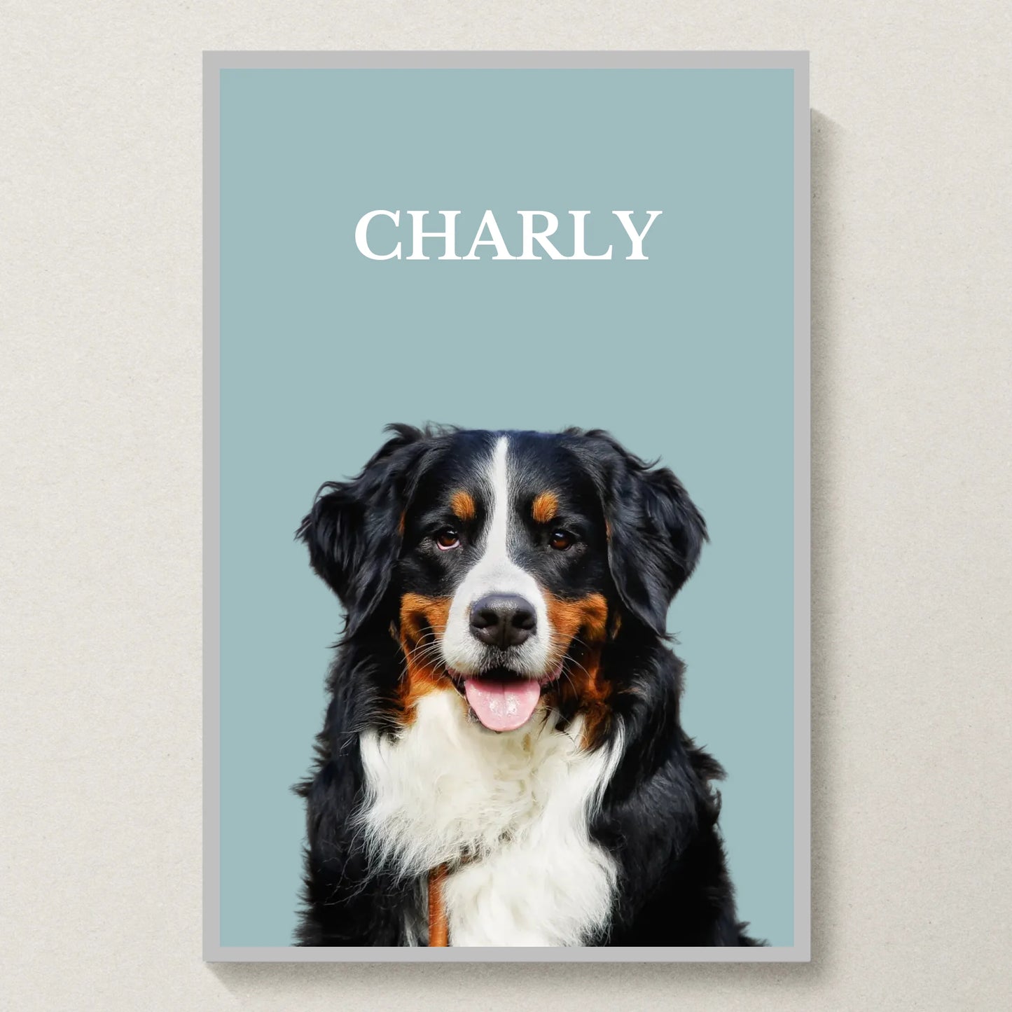 Poster 20x30 Silber Rahmen