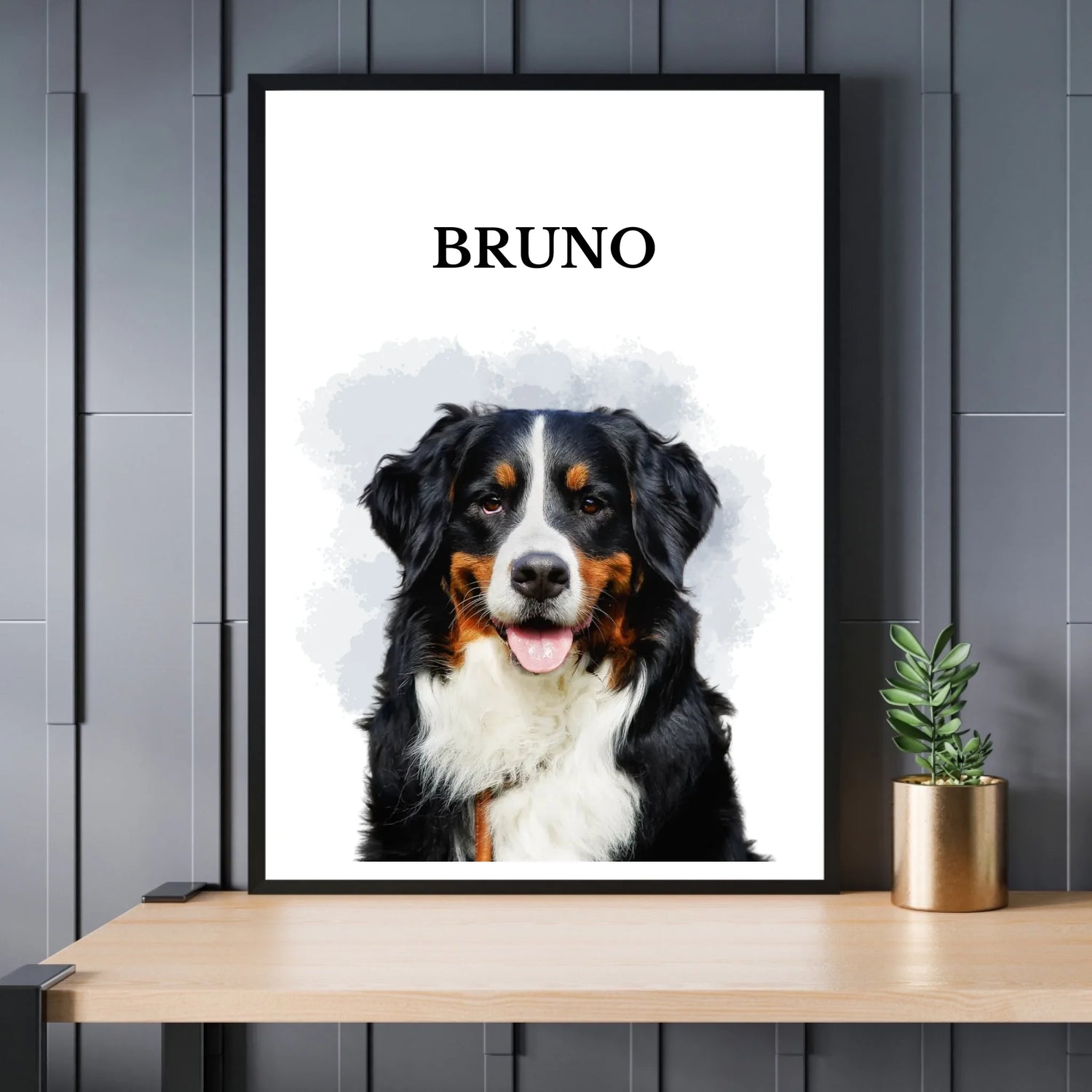 Mockup Poster Schwarzer Rahmen