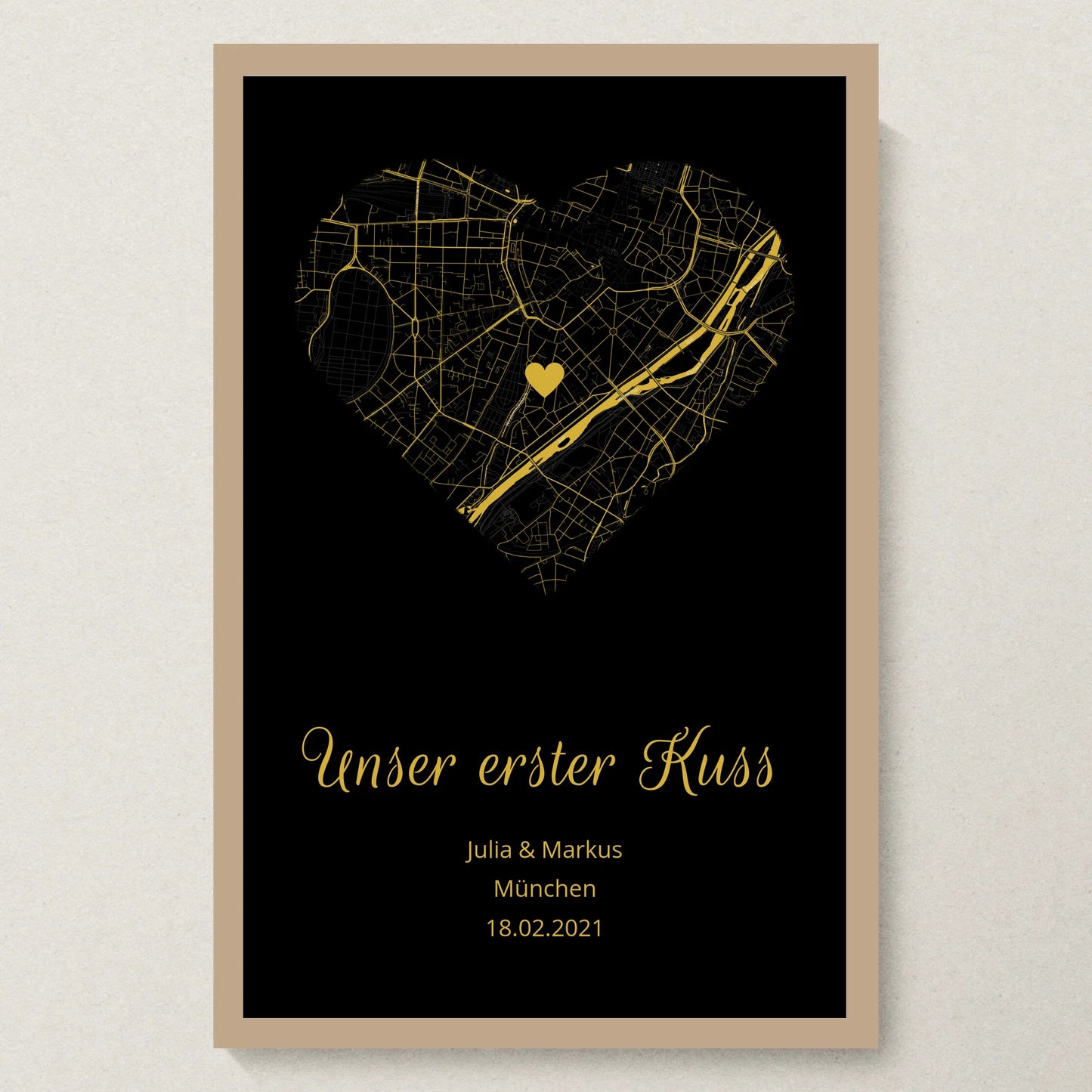 Poster 20x30 Eiche Rahmen