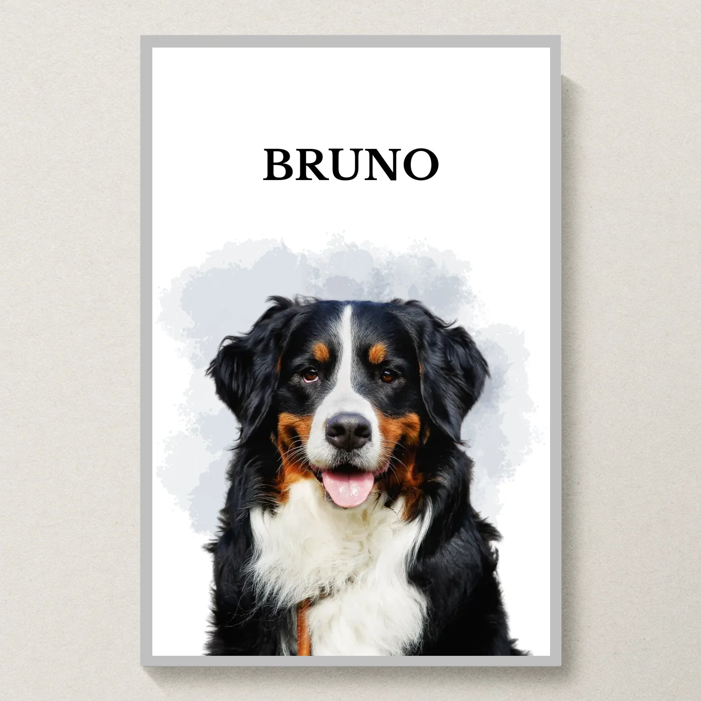 Poster 20x30 Silber Rahmen