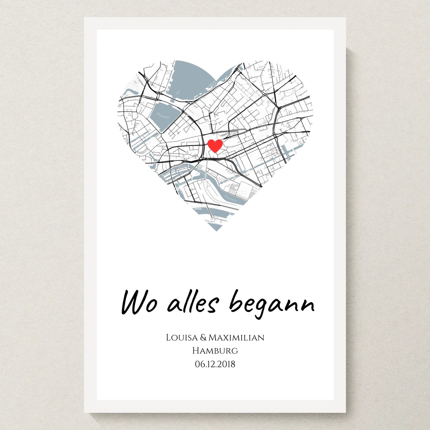 Poster 20x30 Weißer Rahmen