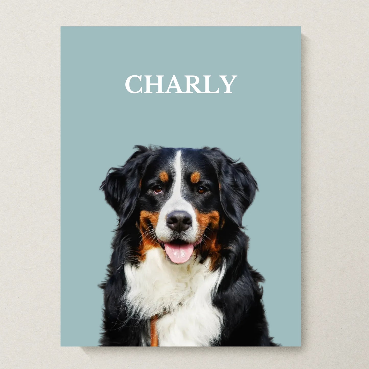Poster 30x40 beiger Hintergrund