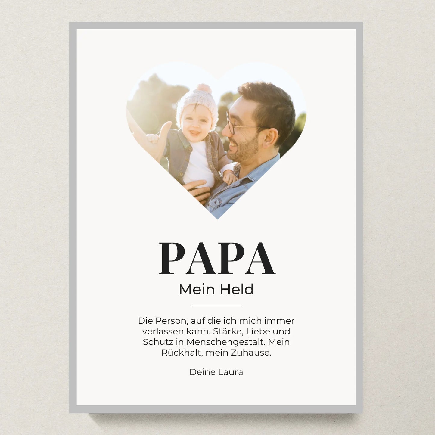 Poster 30x40 Silber Rahmen