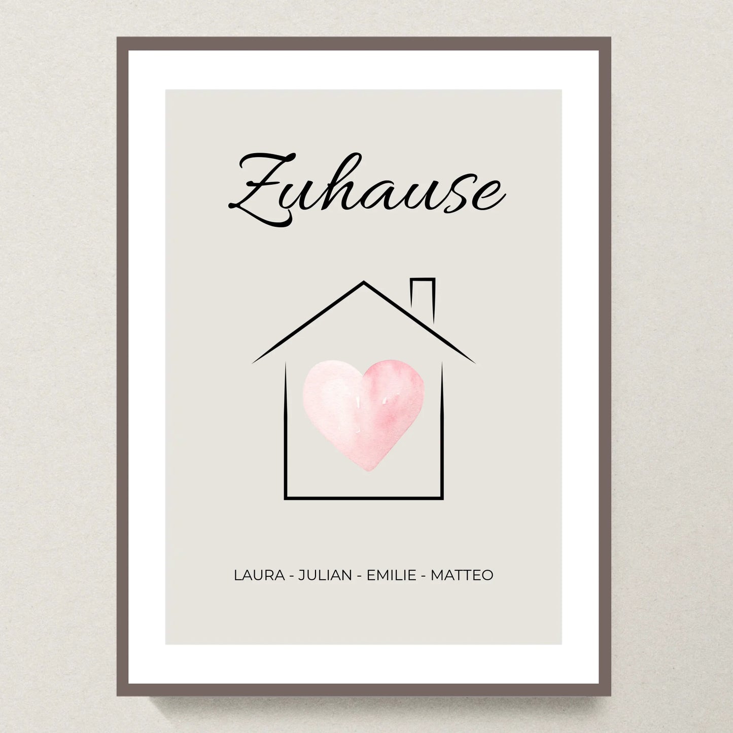 Poster 30x40 Eiche Rahmen