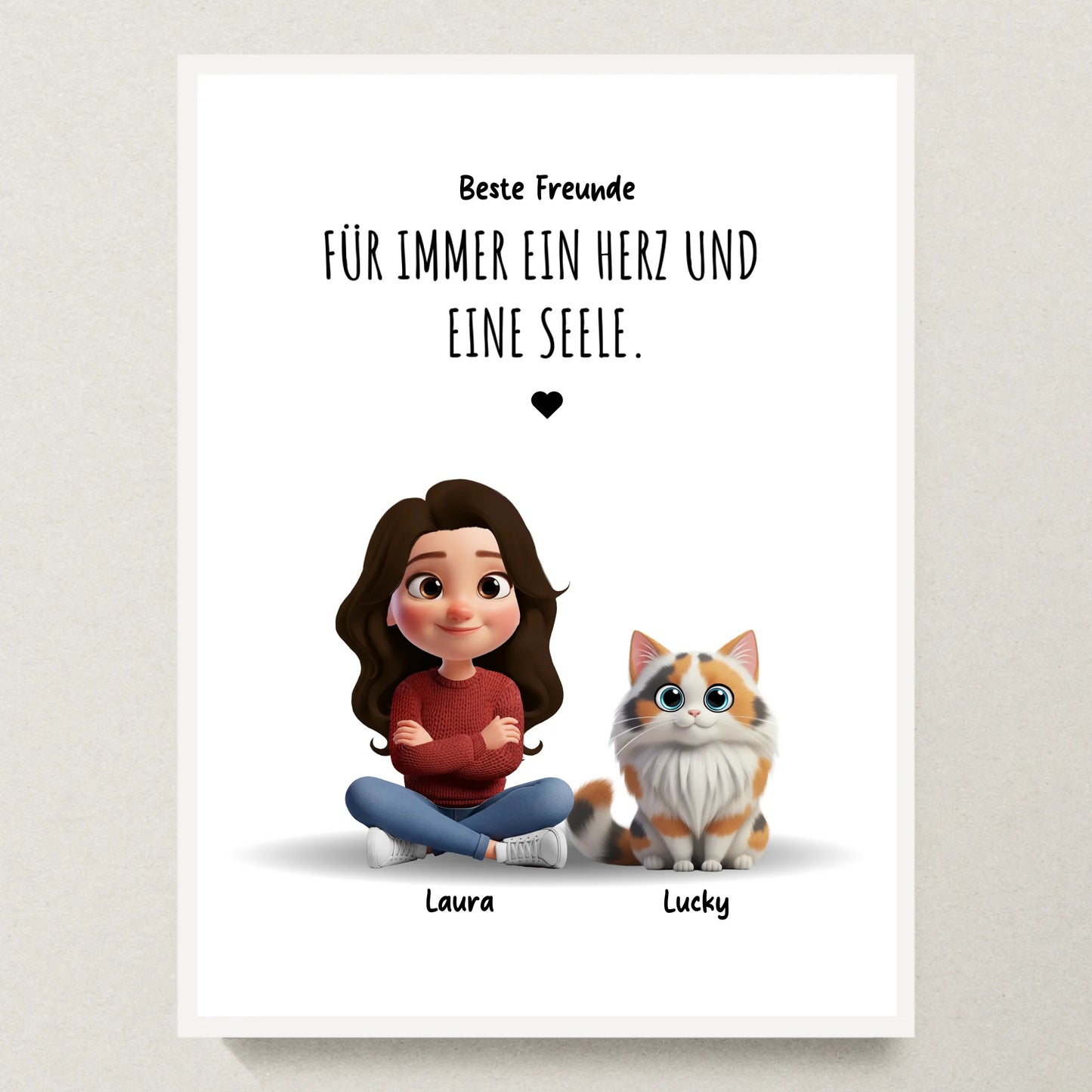 Poster 30x40 Weißer Rahmen