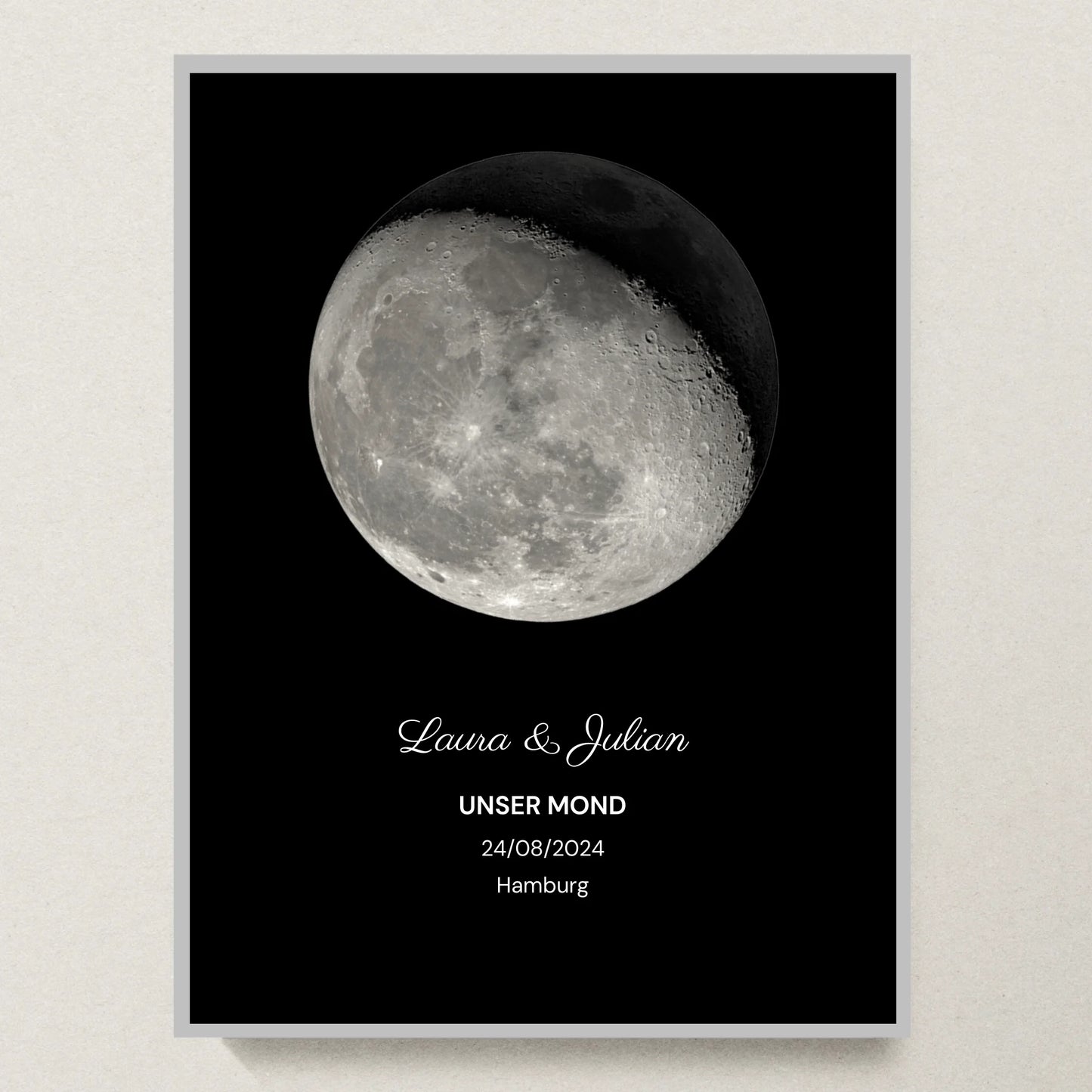 Poster 30x40 Silber Rahmen