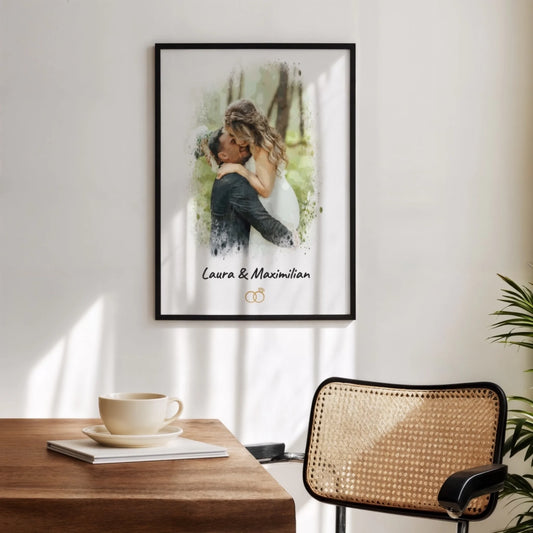 Hochzeit Aquarell