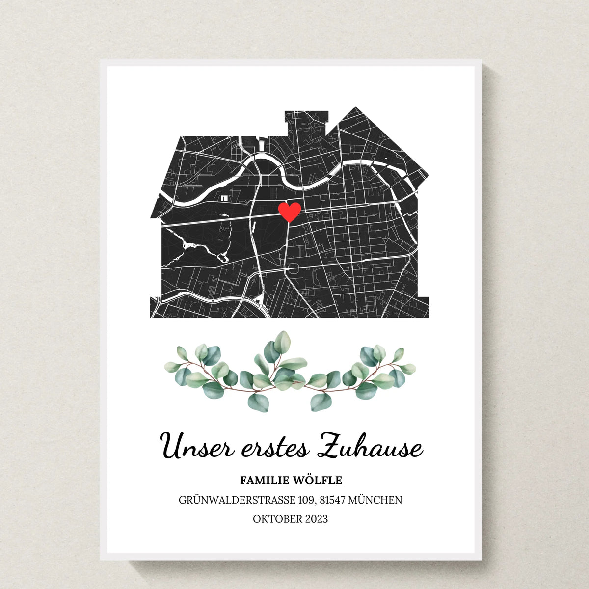 Poster 30x40 weißer Rahmen