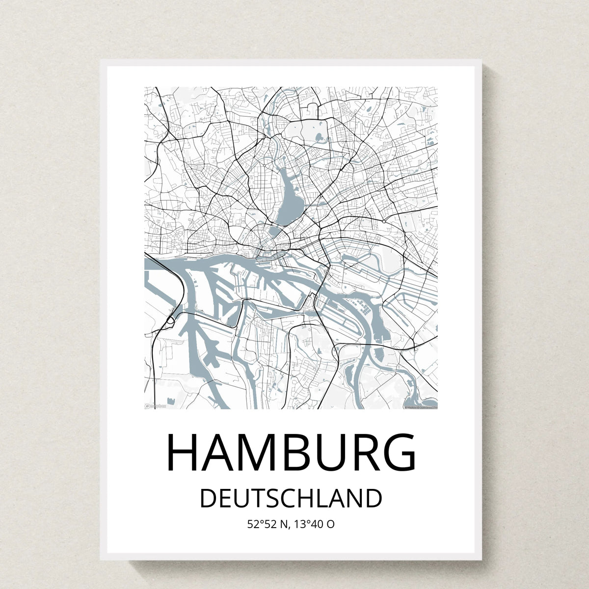 Poster 30x40 weißer Rahmen