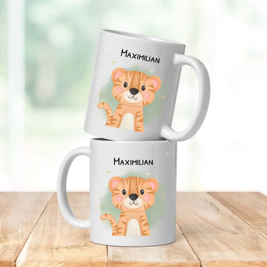 Tasse "Wildtiere" personalisiert