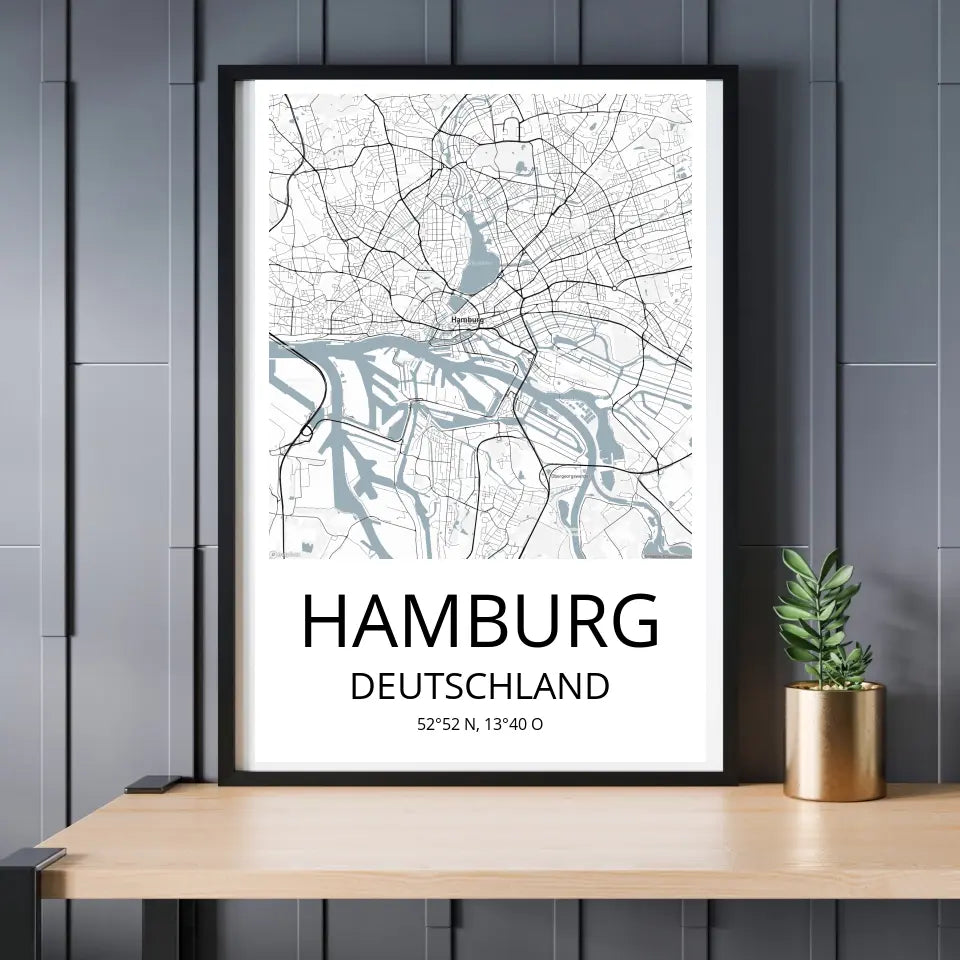 Poster "Deine Stadt" personalisiert