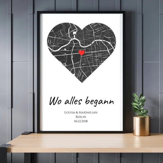 Poster "Wo alles begann" personalisiert