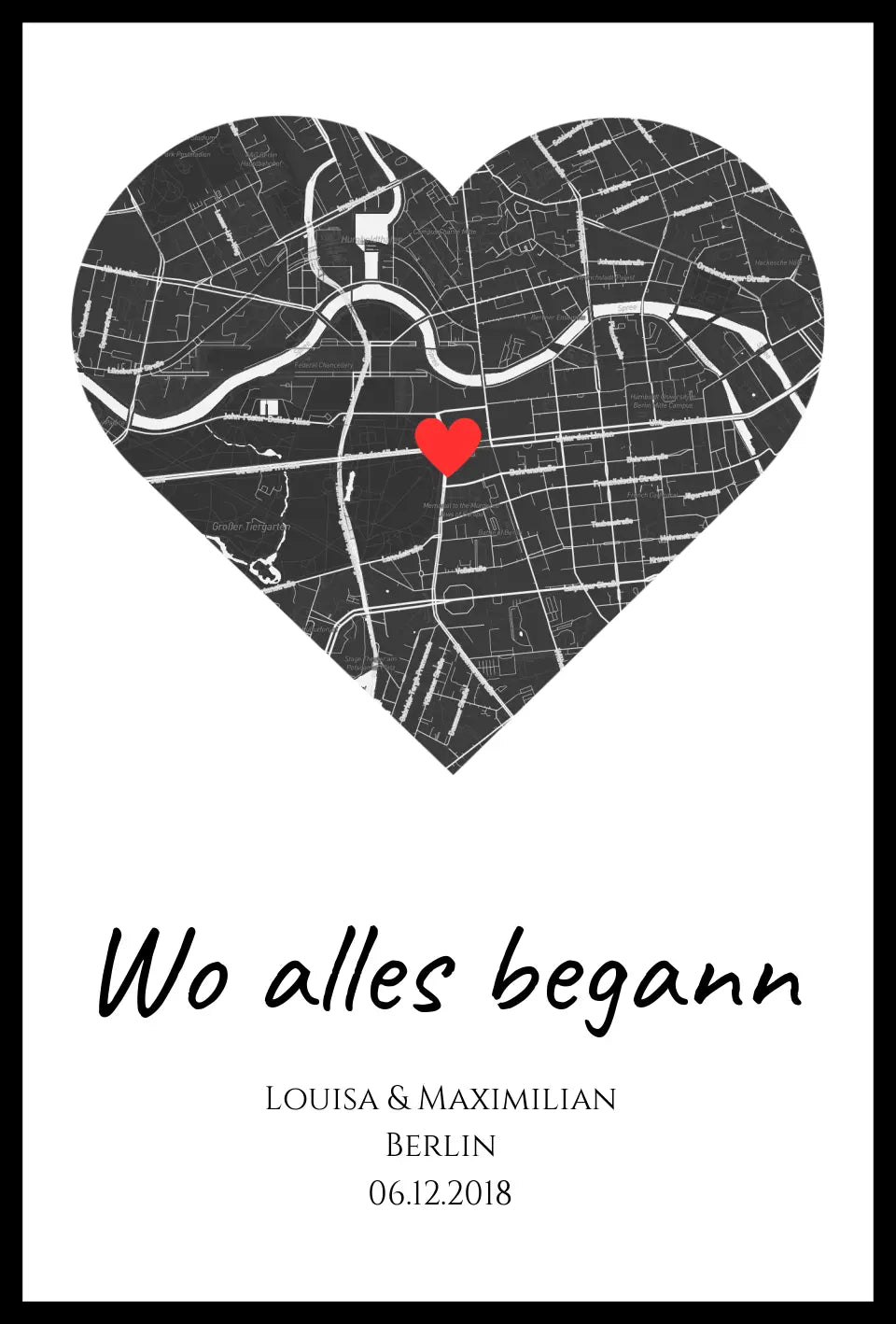 Poster "Wo alles begann" personalisiert