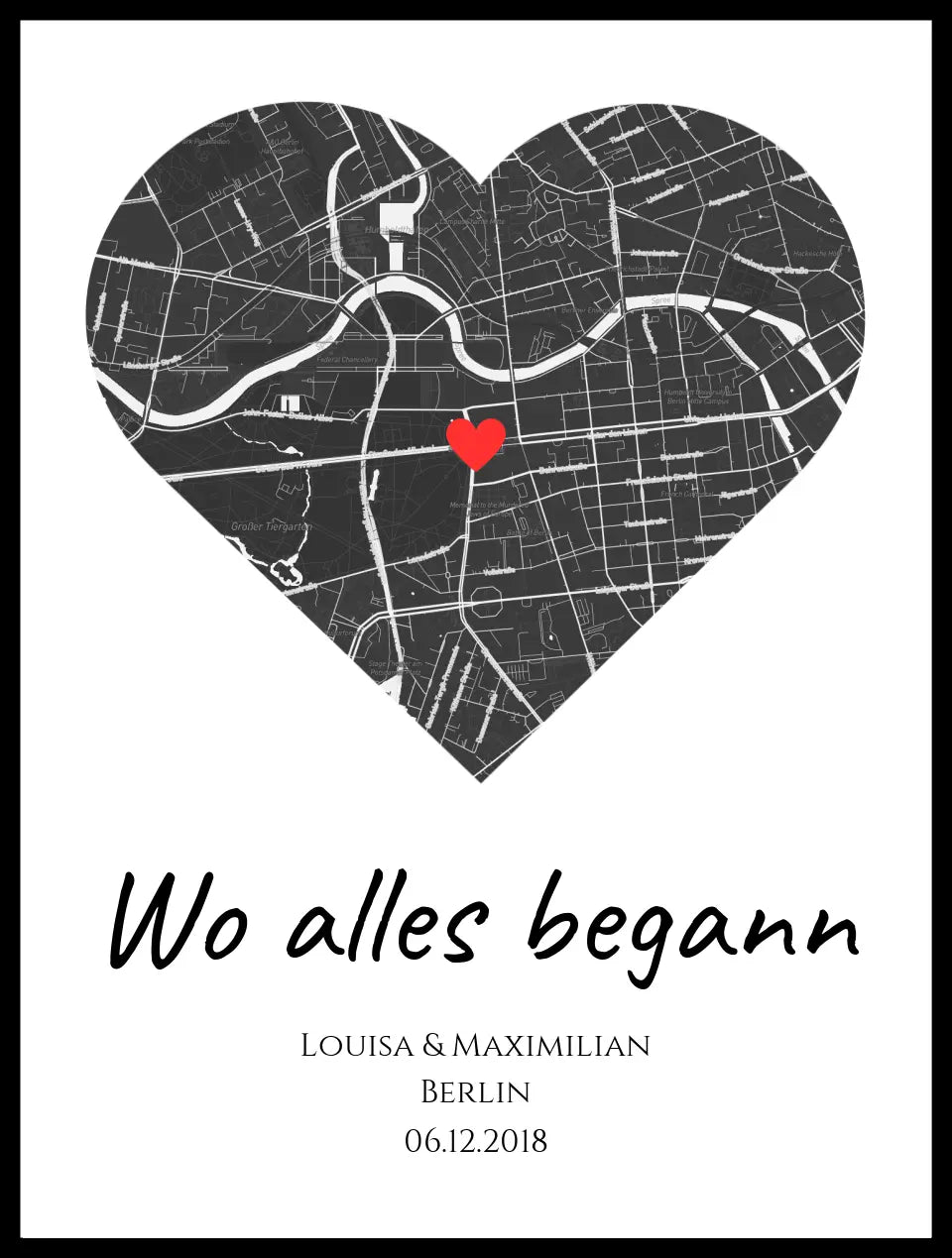 Poster "Wo alles begann" personalisiert