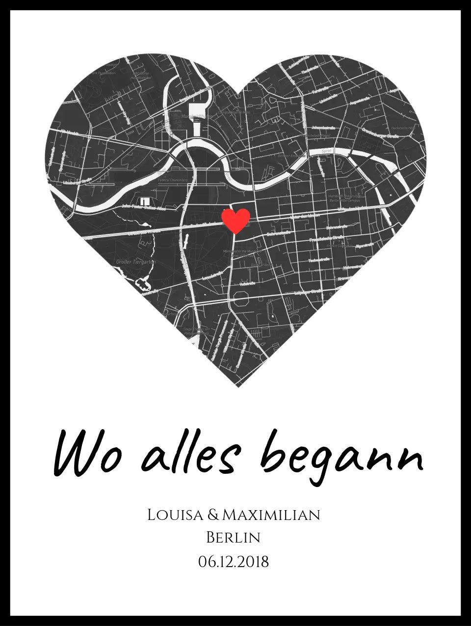 Poster "Wo alles begann" personalisiert