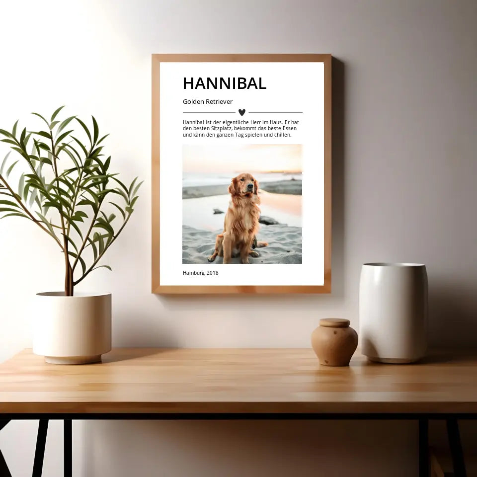 Poster "Hund"