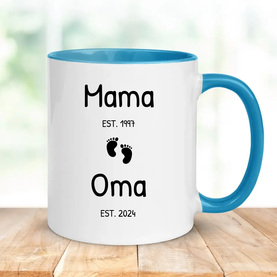 Tasse "Mama & Oma" personalisiert