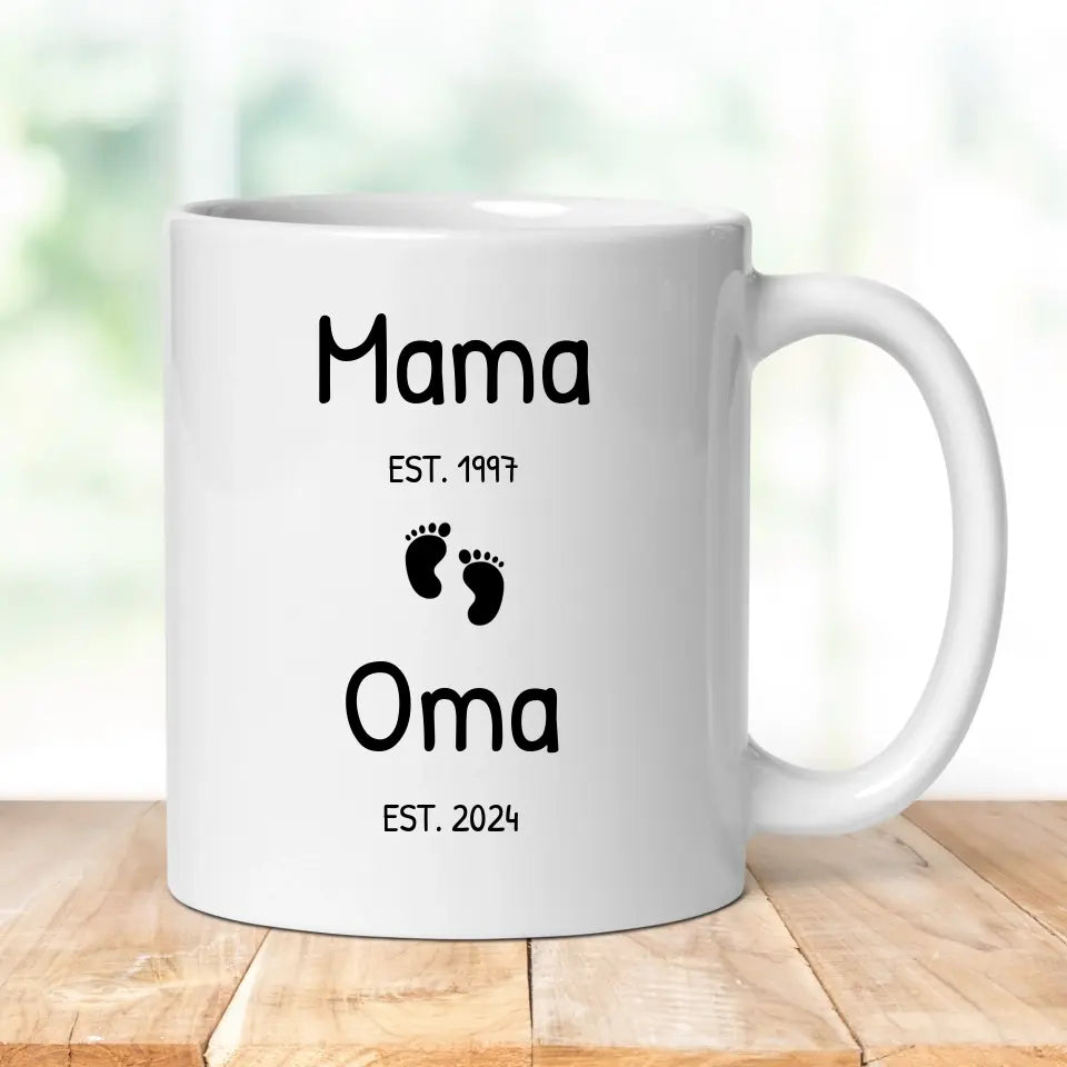 Tasse "Mama & Oma" personalisiert