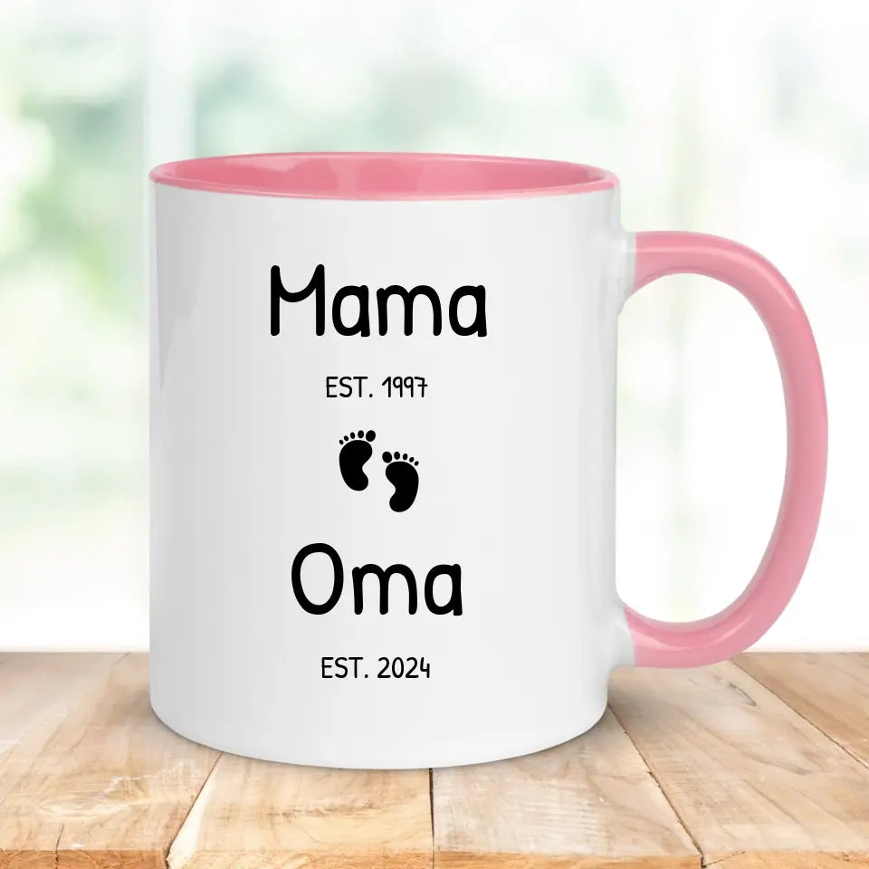 Tasse "Mama & Oma" personalisiert