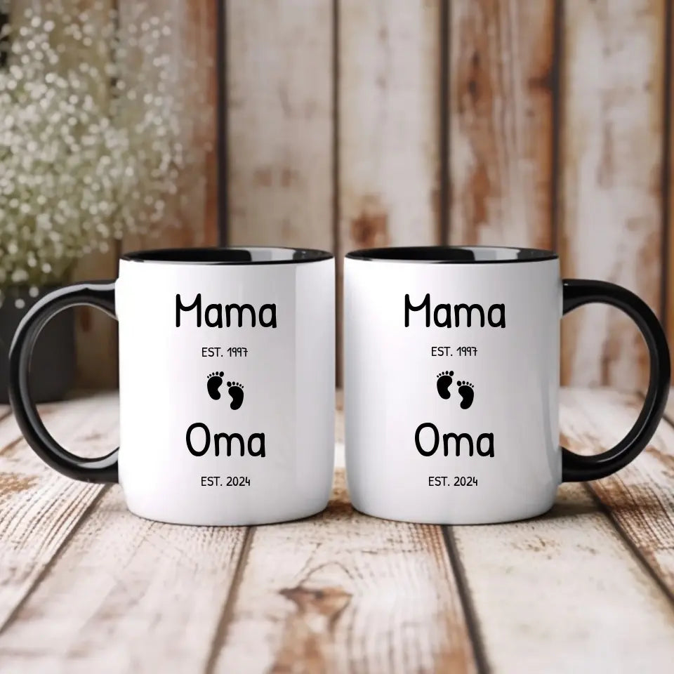 Tasse "Mama & Oma" personalisiert