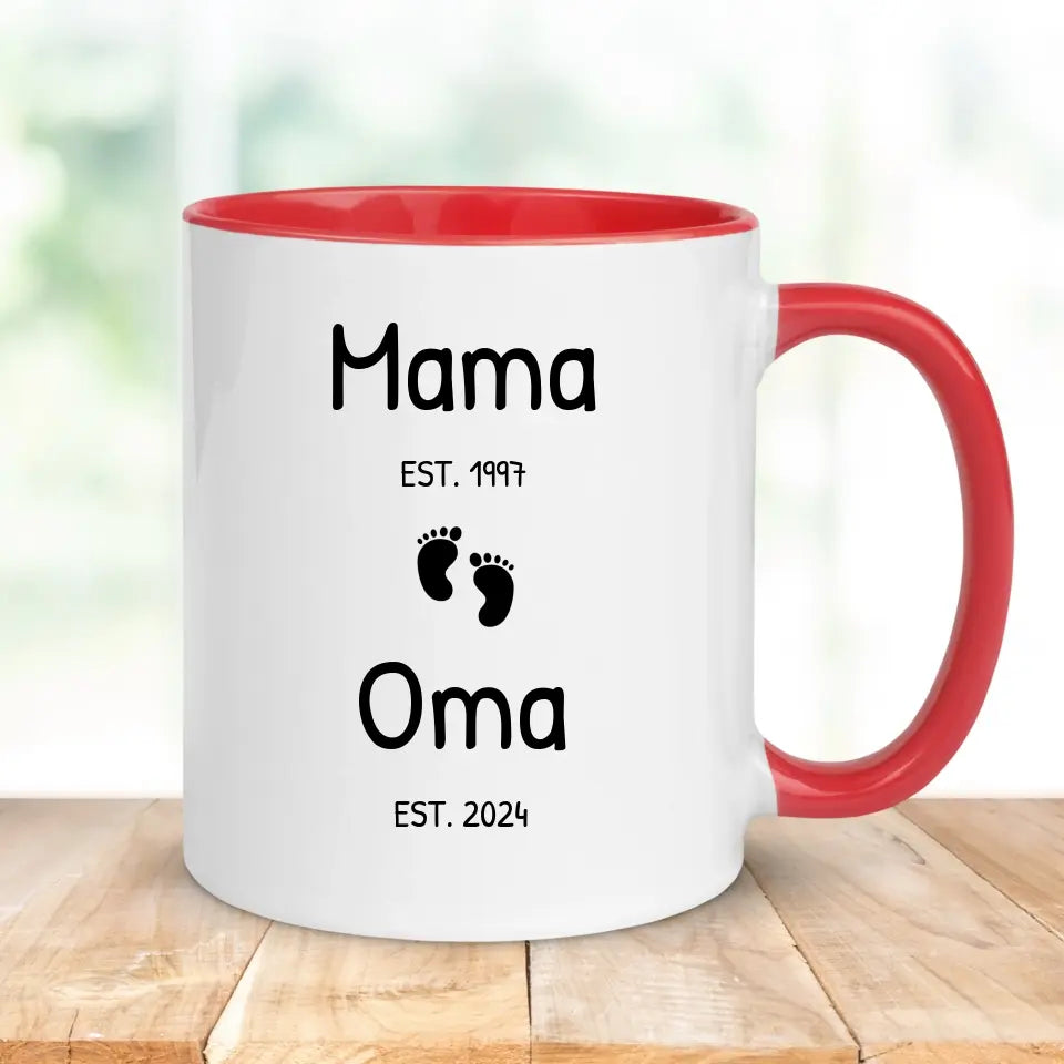 Tasse "Mama & Oma" personalisiert