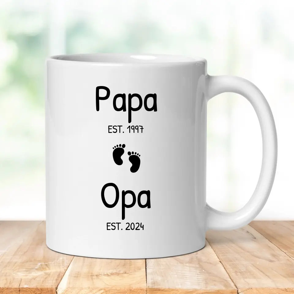 Tasse "Papa & Opa" personalisiert