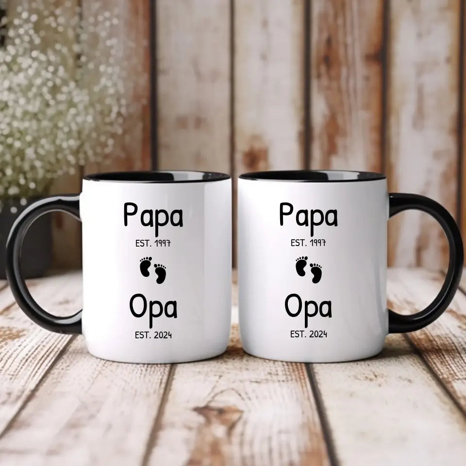 Tasse "Papa & Opa" personalisiert