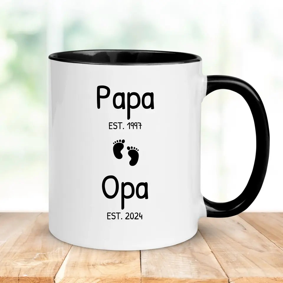 Tasse "Papa & Opa" personalisiert