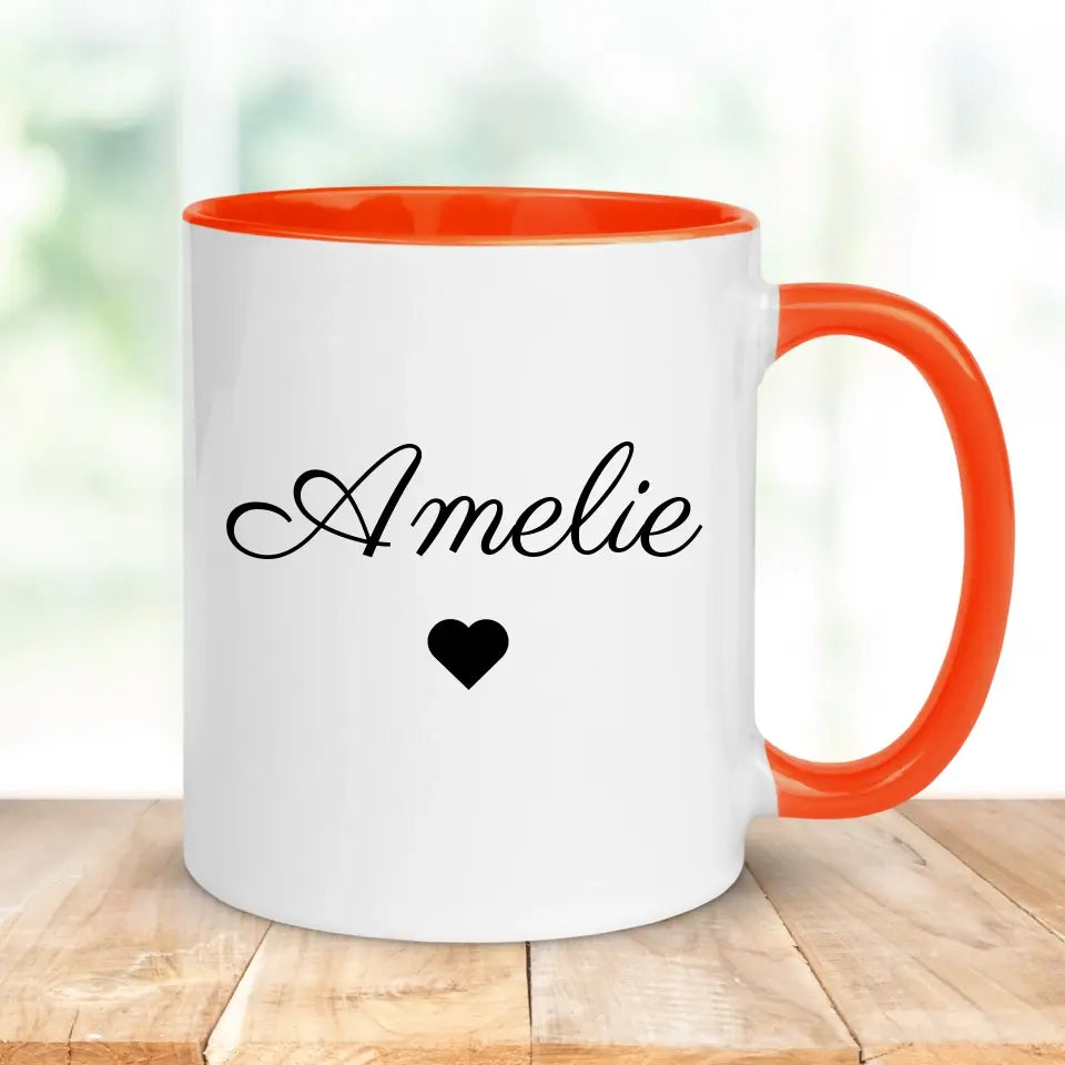 Tasse "Name" personalisiert