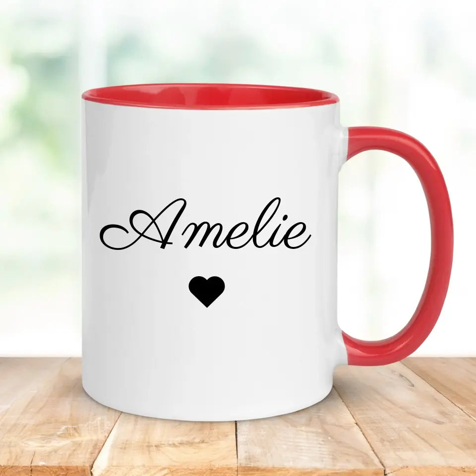 Tasse "Name" personalisiert