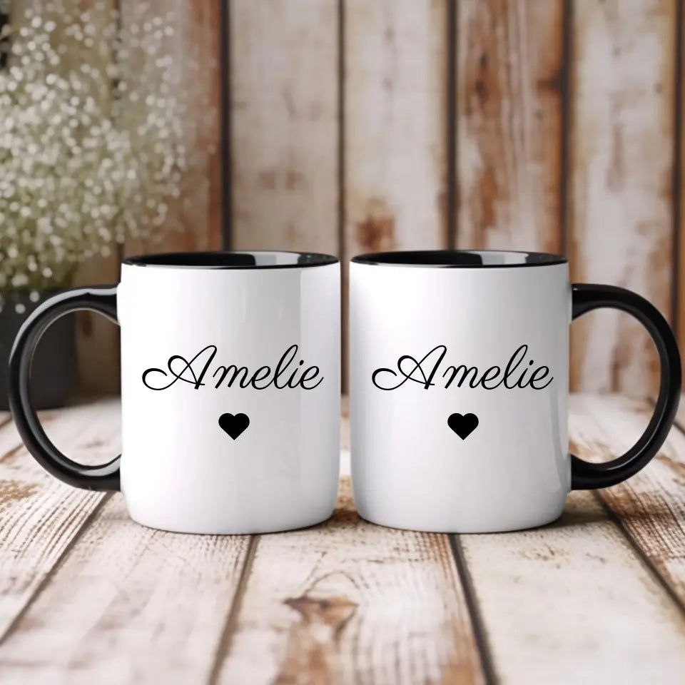 Tasse "Name" personalisiert