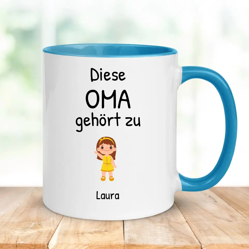 Tasse "Diese Oma gehört zu"