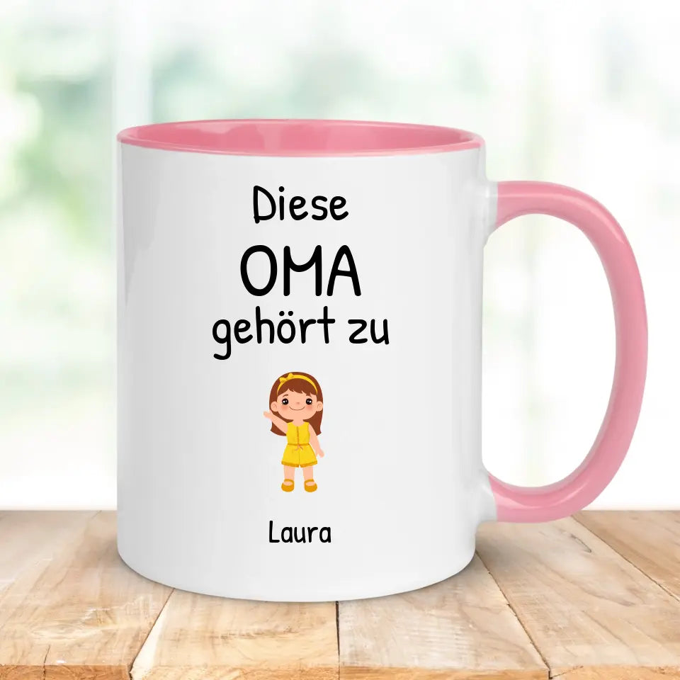 Tasse "Diese Oma gehört zu"