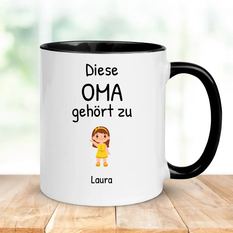 Tasse "Diese Oma gehört zu"