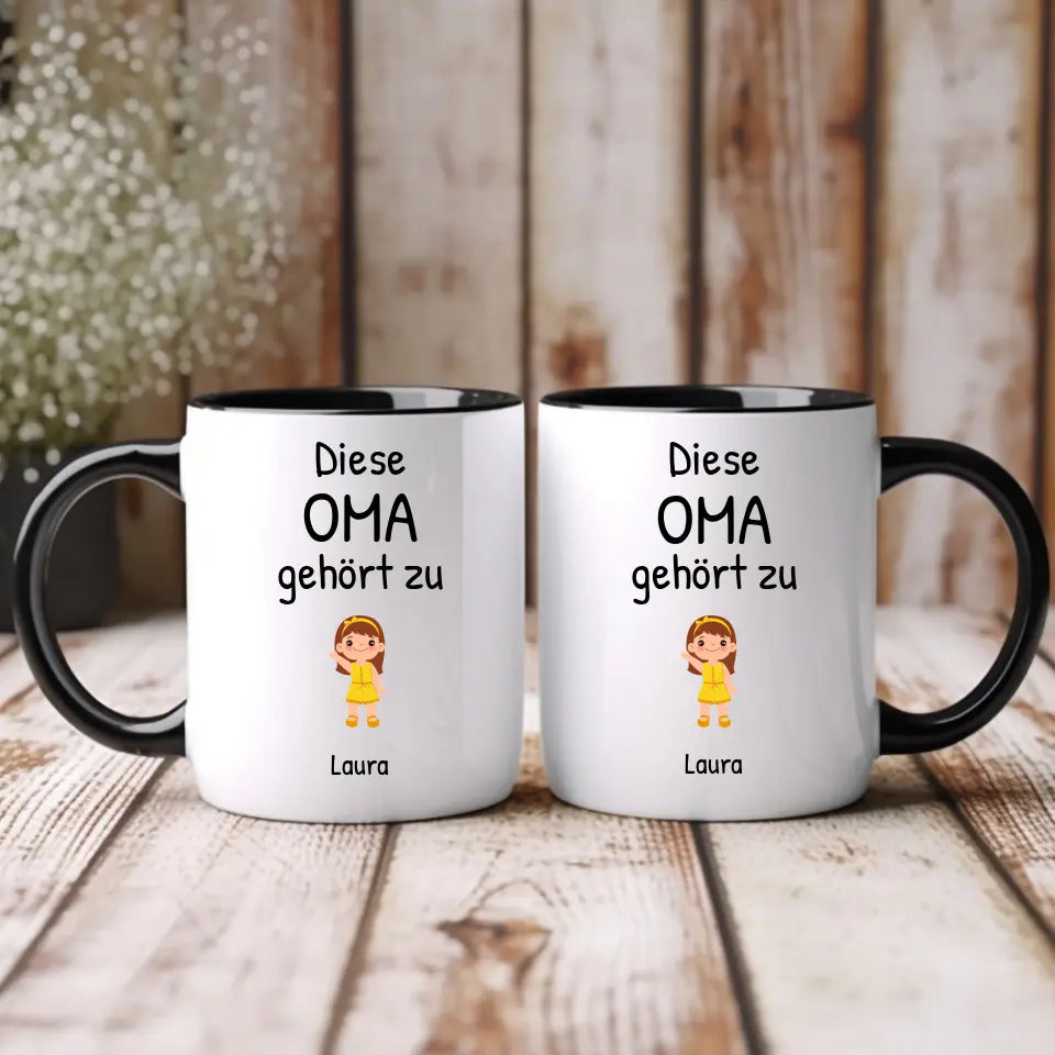 Tasse "Diese Oma gehört zu"