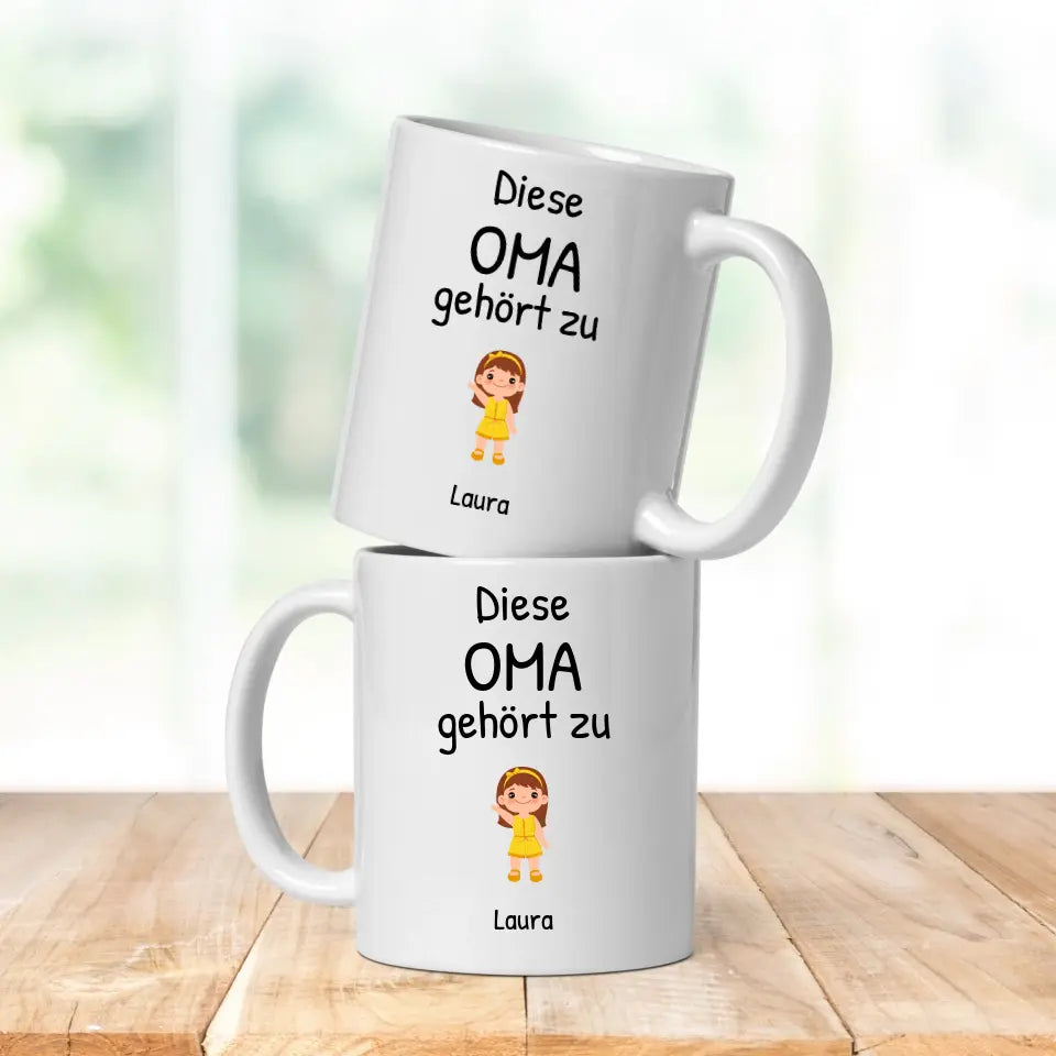 Tasse "Diese Oma gehört zu"