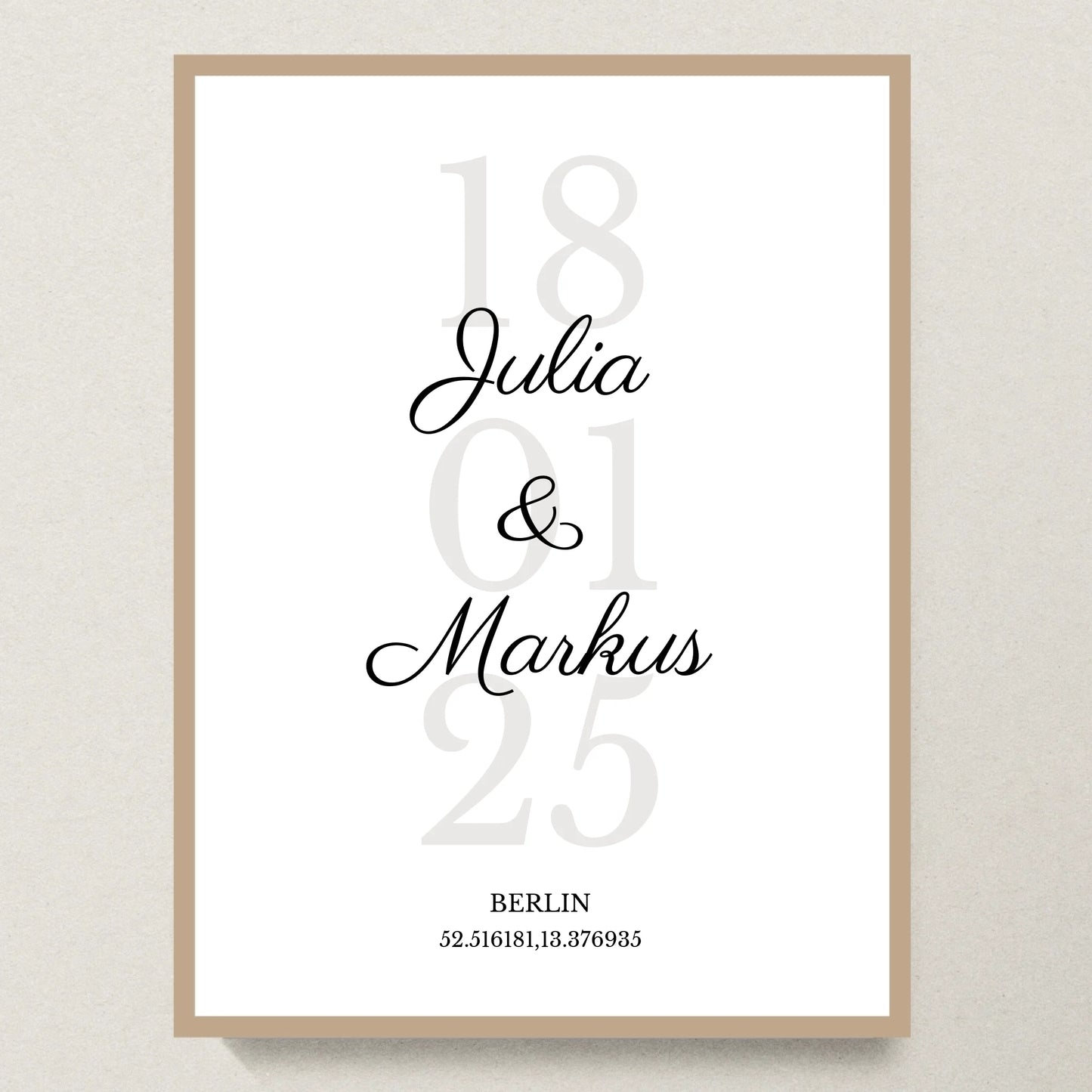 Poster 30x40 Eiche Rahmen
