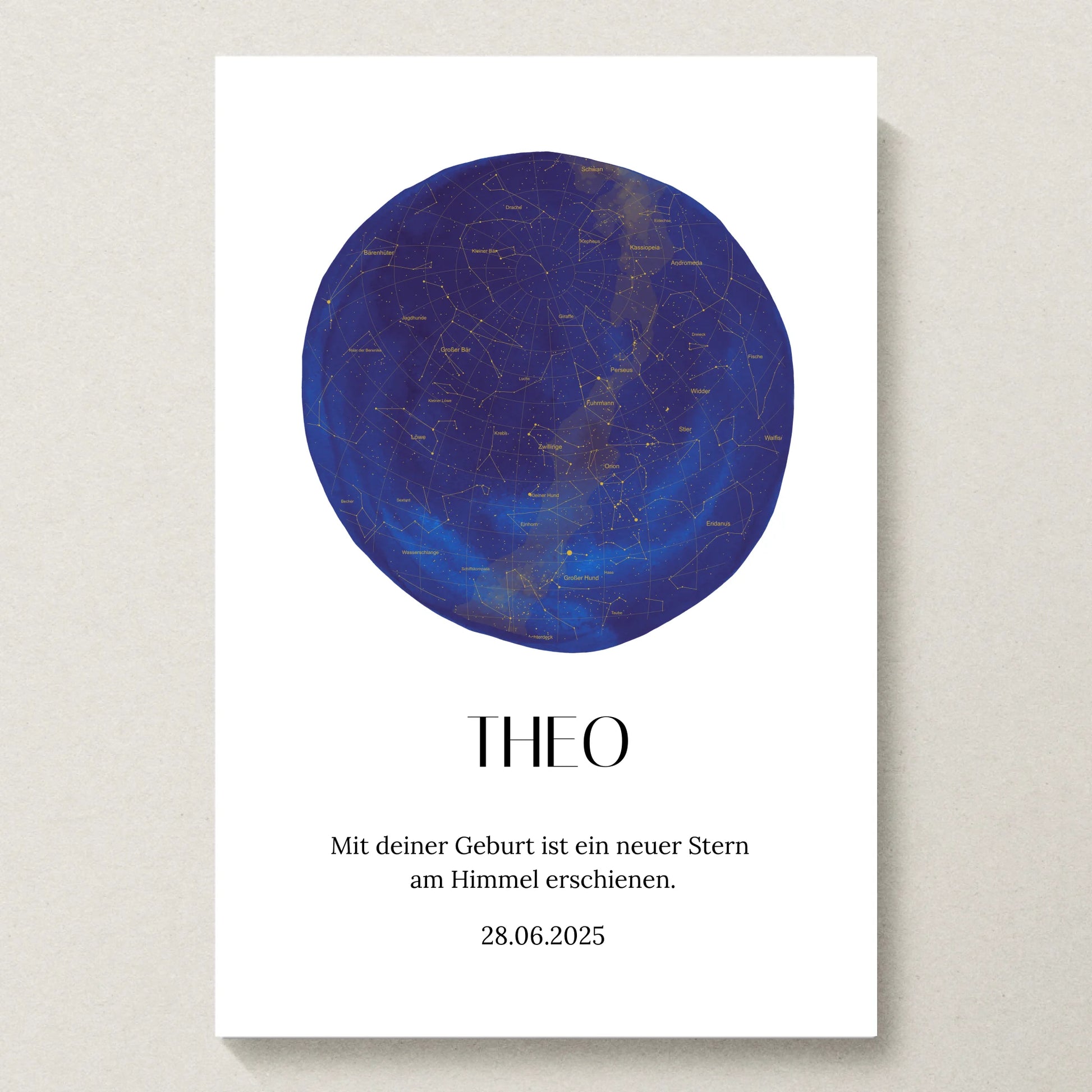 Poster 20x30 beiger Hintergrund