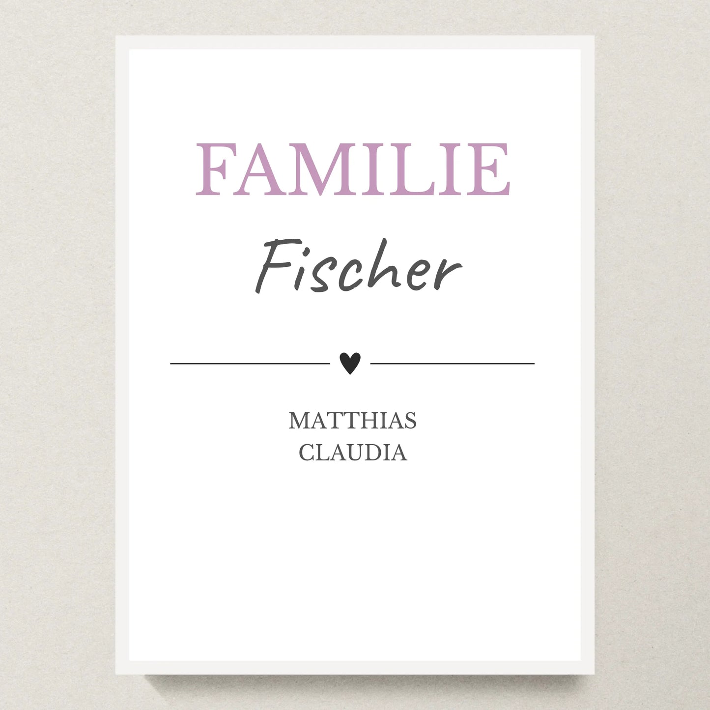 Poster 30x40 Weißer Rahmen