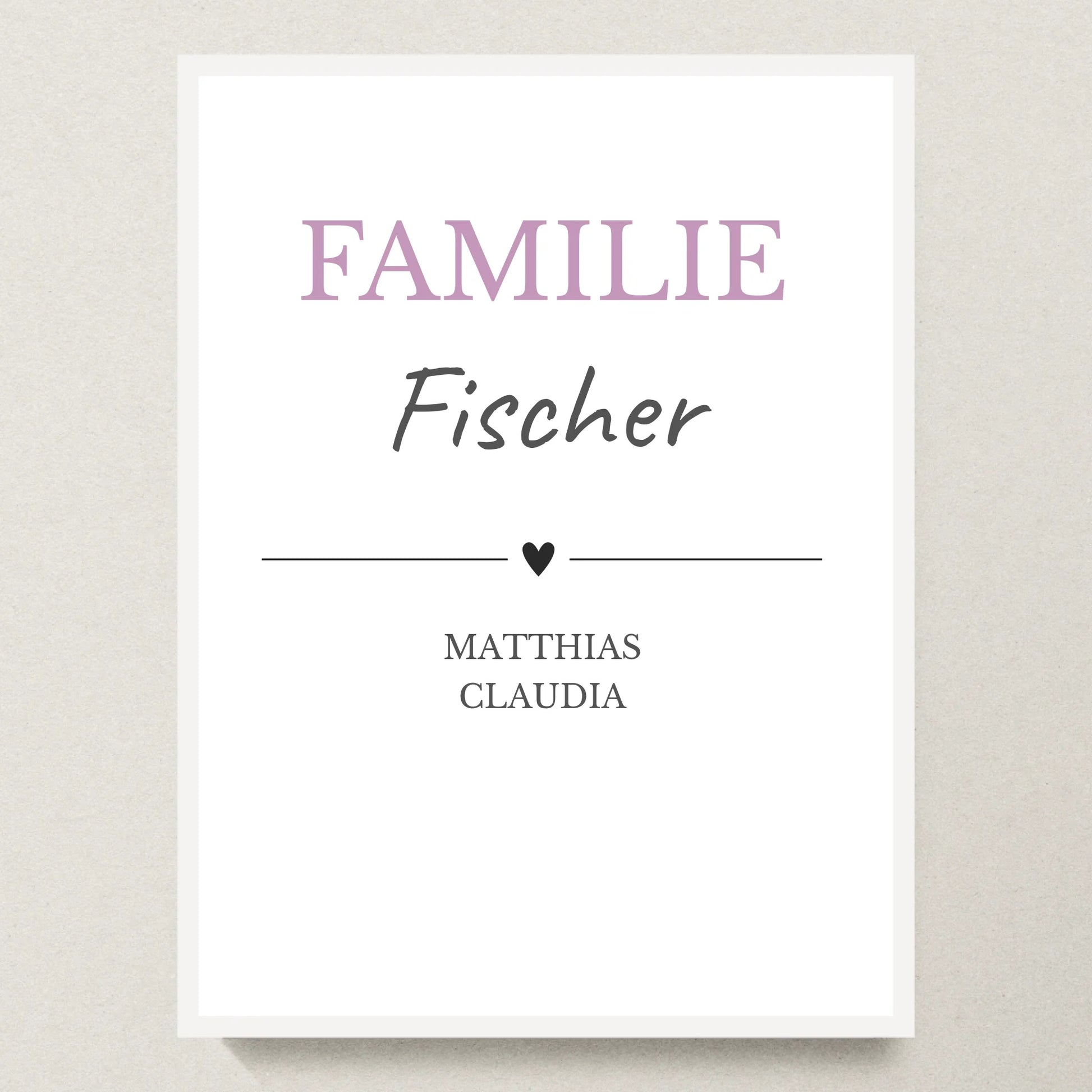 Poster 30x40 Weißer Rahmen
