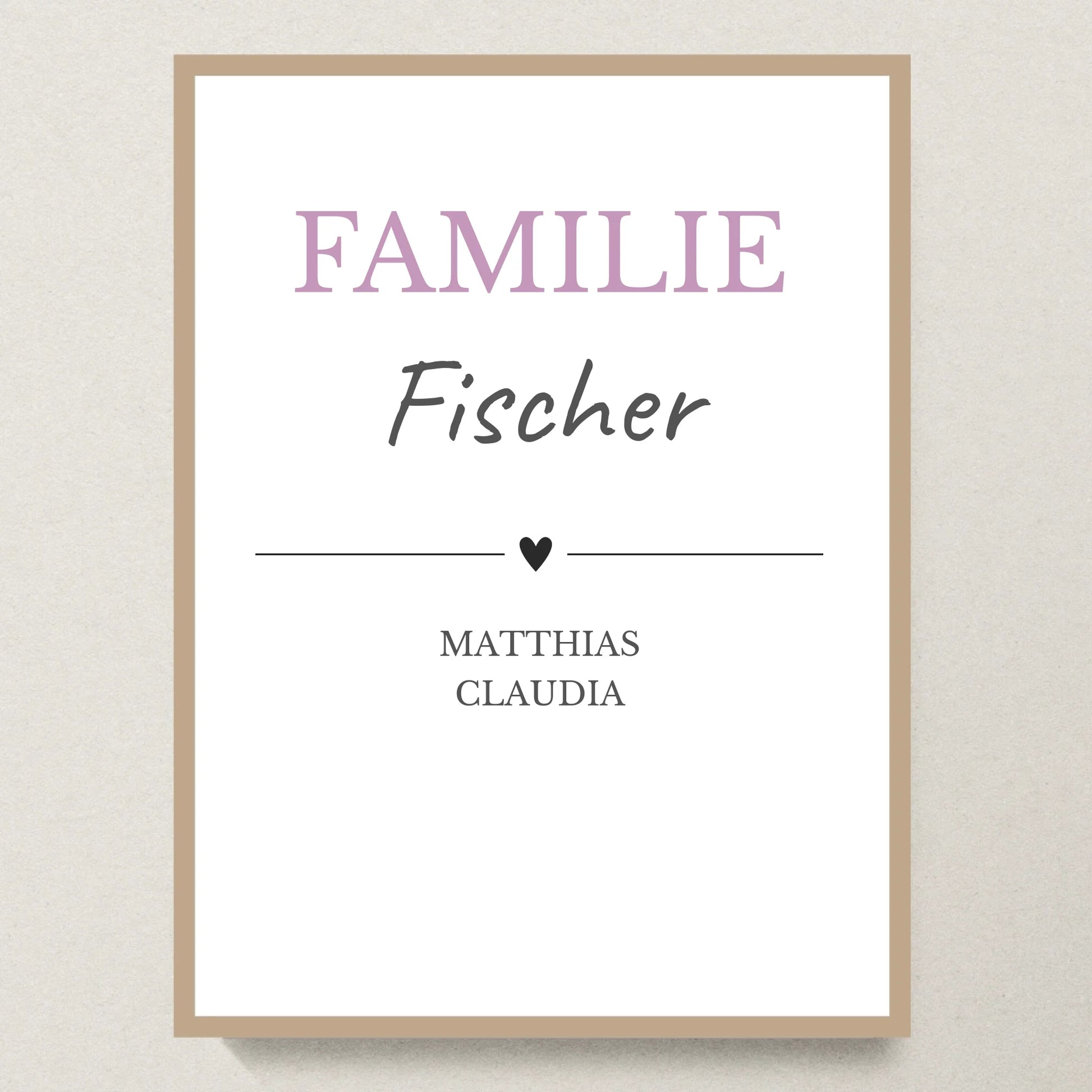 Poster 30x40 Eiche Rahmen