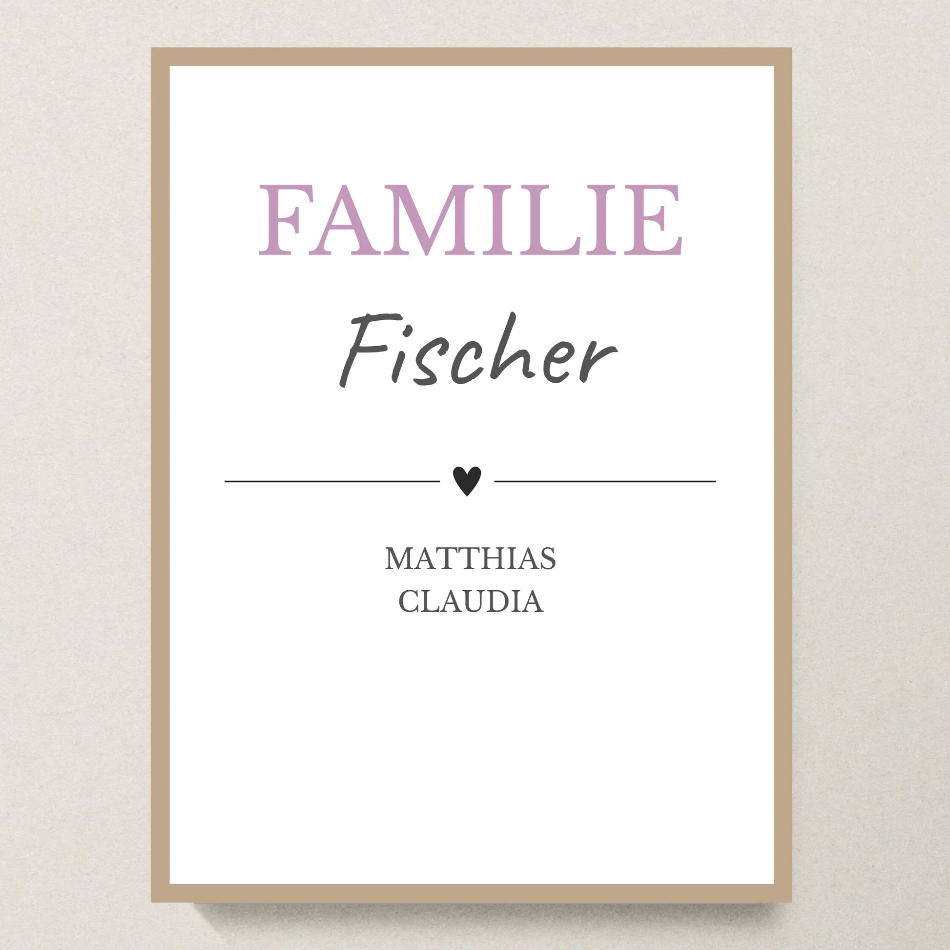 Poster 30x40 Eiche Rahmen