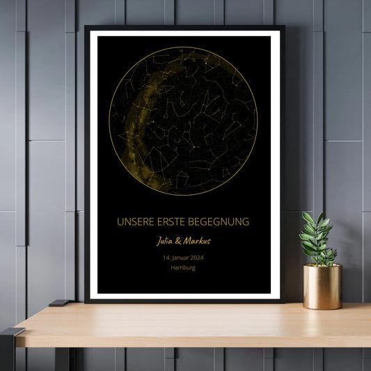 Mockup Poster Schwarzer Rahmen